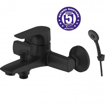 Baterie cada pipa scurta  cu furtun si para dus SANOBI SBK-02