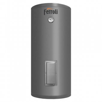 Boiler solar cu 2 serpentine FERROLI ECOUNIT F300 2C și rezistență electrică de 1,5 kW, 300 L