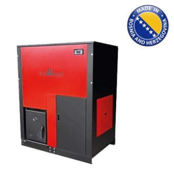 Cazan din otel pe peleti, arzator din fonta, ECO Dominus, 70 kW