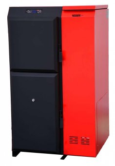 Cazan mixt lemn/pelet Pelling 25 Maxi, rezervor dreapta 00025MD