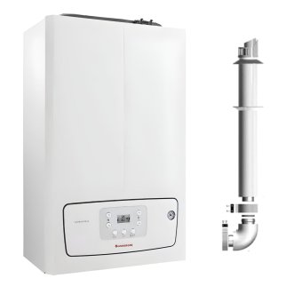 Centrala termica in condensare Immergas Victrix Tera V2 24/28 kW, kit evacuare inclus