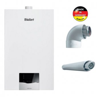 Centrala termica Vaillant ecoTEC Plus VUW 32CS/1-5, 27kW, kit evacuare inclus