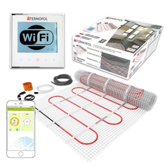 Kit incalzire pardoseala 1.5 mp - 150 W/MP - Termostat TF WiFi