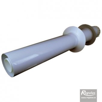 Kit tubulatură evacuare orizontală, centrală în condensare D60/100mm, PP/metal