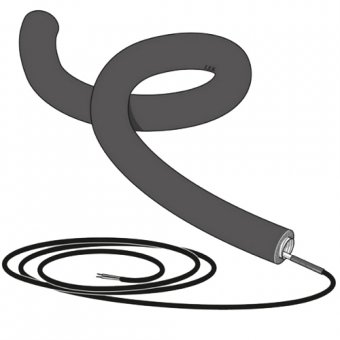 NIBE - Kit conducta scurgere condens cu cablu incalzire ptr F2050-6-10/HBS05, KVR 10-10, 1 m