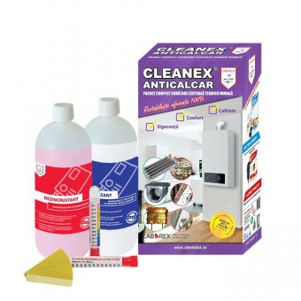 Pachet complet curatare centrala termica CLEANEX ANTICALCAR