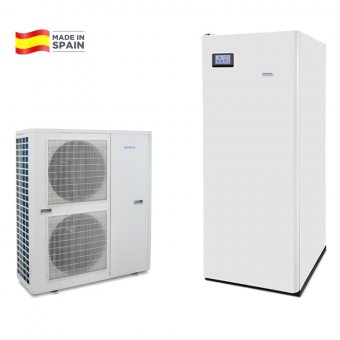 Pachet pompa de caldura Domusa Dual Clima 19R, 230V, cu modul interior Fusion Trio