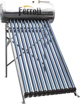 Panou solar presurizat cu boiler inox 200 litri Ferroli EcoHeat Pro 20