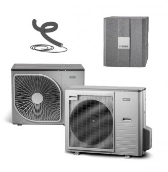 Pompa de caldura aer-apa split, AMS 20-10 + HBS 20-10, 230 V, pt. 130-140 mp