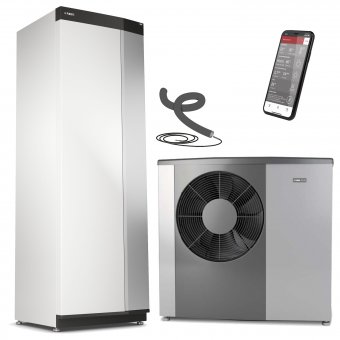 Pompa de caldura PREMIUM NIBE S2125-12 cu modul VVM S320, 400V, pt. 150/180mp