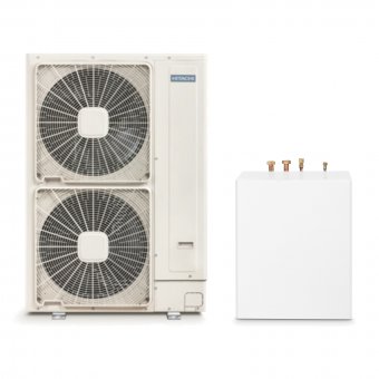 Pompa de caldura tip split, aer-apa, Hitachi Yutaki S80 6, 16kW, 400V, doar incalzire