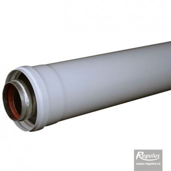 Prelungitor coaxial pentru centrală clasică  D60/100, L= 0.5M, metal/Al, M/F