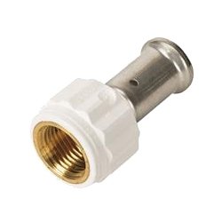 Racord press HENCO 20×1/2″ FI, alb