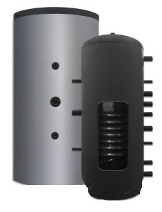 Rezervor de acumulare/puffer cu o serpentina Sunsystem PR 1000L, cu izolatie din poliuretan