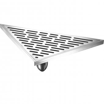 Sifon de pardoseala triunghiular inox, antimiros, MAGDRAIN PTC001Q5-B