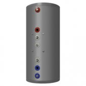 Boiler solar cu 2 serpentine FERROLI ECOUNIT F300 2C și rezistență electrică de 1,5 kW, 300 L