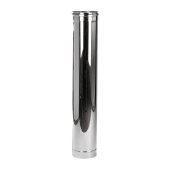 Burlan inox cazan peleti 80mm x 0.5mm x 1ml si garnitura