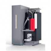 Cazan pe peleti Domusa BioClass IC DX 25, 25kW, cu boiler ACM incorporat