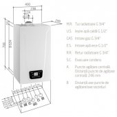 Centrala termica in condensatie Baxi DUO-TEC Compact E 28, 28kW
