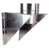 Cos de fum profesional din inox, dublu izolat, 230/90/5, baza suspendata