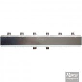 Distribuitor 3 circuite de incalzire 1” cu izolatie si suport perete pt. colector