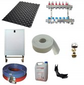 Pachet incalzire in pardoseala HENCO pt. 50mp, fara modul hidraulic