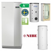 Pachet pompa de caldura sol-apa NIBE F1145-15 (400V), pentru casa 220-250 mp