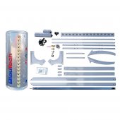 Panou solar BlauTech cu 15 tuburi vidate, rezervor inox presurizat 125 litri