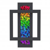 Radiator decorativ colorat 600/900 mm COMBI GLASS