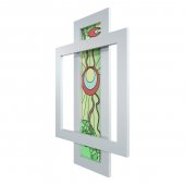 Radiator decorativ colorat 600/900 mm COMBI GLASS