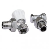 Set robineți de colț TUR/RETUR Giacomini R705K, 1/2”