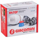 Set robineți termostatați TUR/RETUR Giacomini R470F, 1/2”