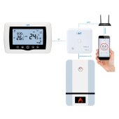 Termostat inteligent PNI CT36 fara fir, cu WiFi, control prin Internet