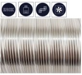 Tub flexibil inox, 80 mm x 3 ml