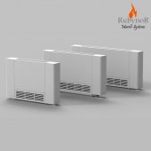 Ventiloconvector de pardoseala, Mareli-RubynoR AMG 1090, 6 kW, include termostat cu WiFi